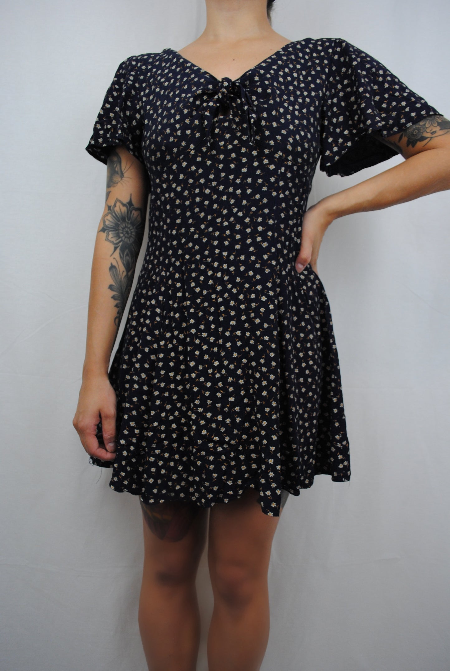 Vintage Floral Mini Dress