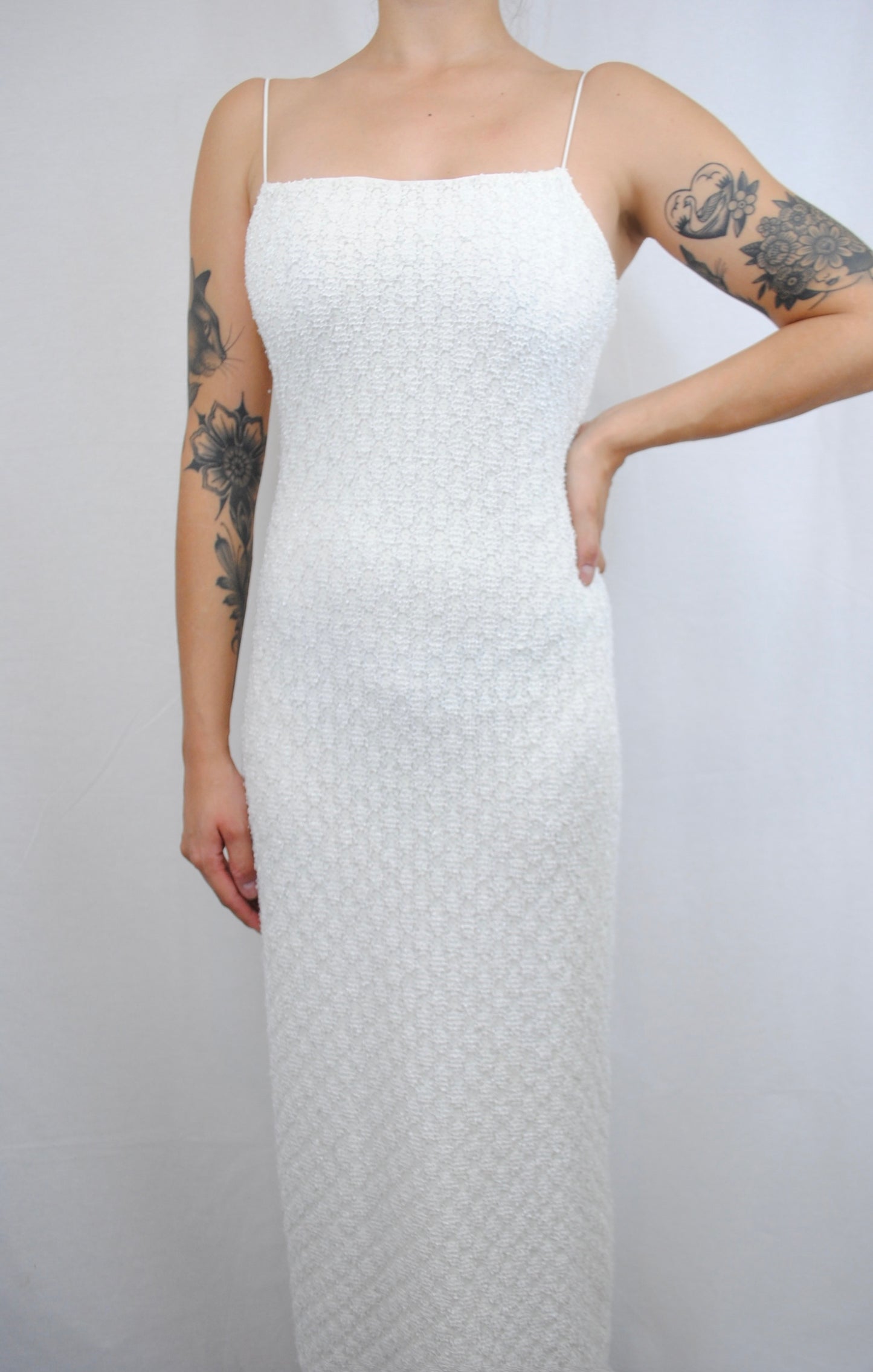 Vintage White Maxi Dress