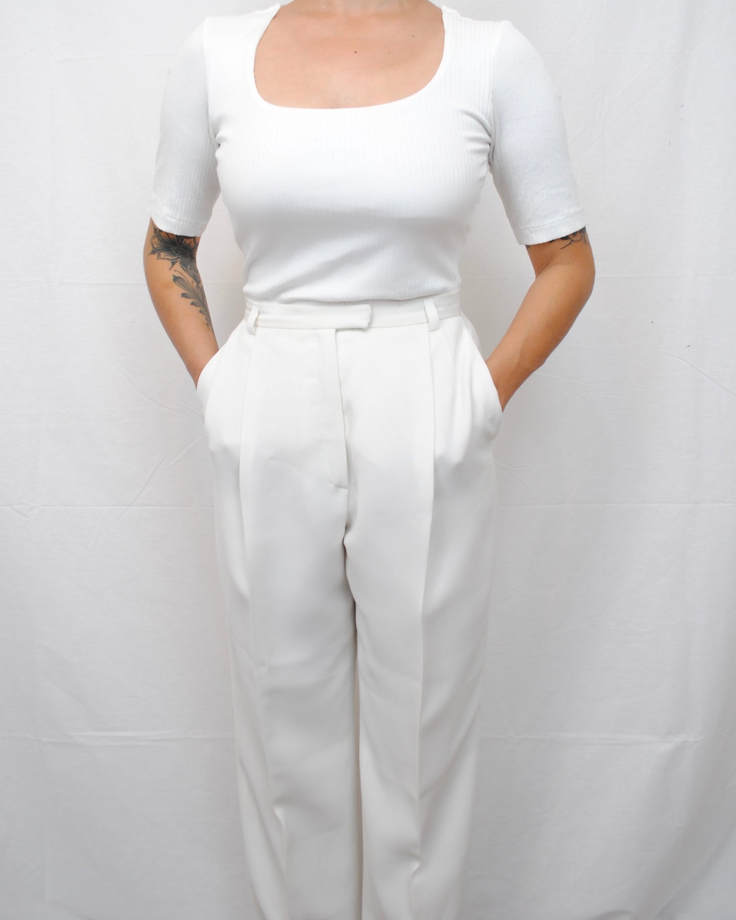 Vintage Cream Trousers