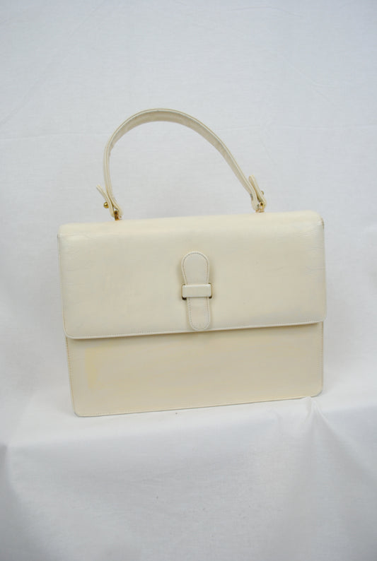 Vintage White Handbag