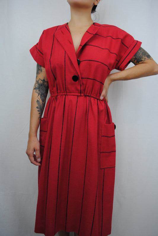 Vintage Striped Dress