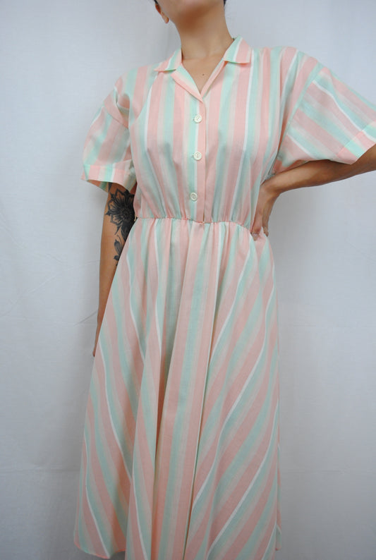 Vintage Striped Dress