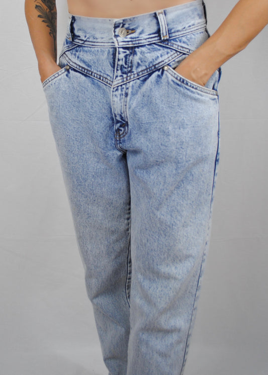 Vintage 90s Levis High-waisted Acid Wash Jeans