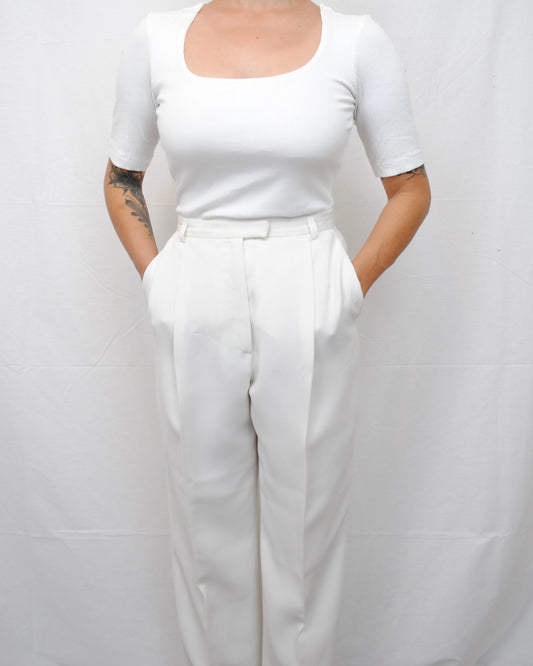 Vintage Cream Trousers